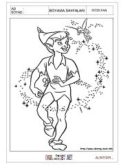 peter-pan boyama sayfası 2
